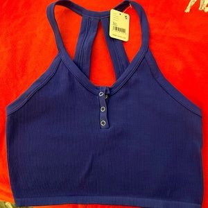 NWT Free people BRALETTE. Buttons are functional